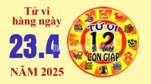 Tử vi hôm nay, xem tử vi 12 con giáp hôm nay ngày 23/4/2025: Tuổi Dần kinh tế vững mạnh