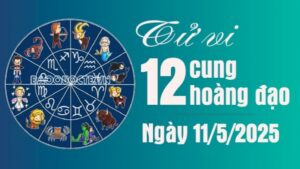 Tử vi 12 cung hoàng đạo Chủ Nhật 11/5/2025: Bạch Dương thăng tiến bền vững