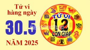 Tử vi hôm nay, xem tử vi 12 con giáp hôm nay ngày 30/5/2025: Tuổi Tuất thu nhập tăng nhanh