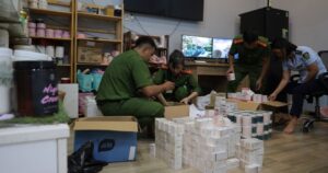Phát hiện đường dây sản xuất mỹ phẩm giả ảnh hưởng đến sức khỏe người tiêu dùng