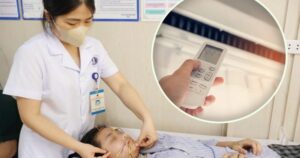 Bệnh nhi 14 tuổi bị méo miệng do thói quen dùng điều hòa trong mùa nắng nóng