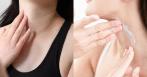 Phụ nữ trung niên giữ collagen cho cổ và ngực trẻ trung hơn tuổi thật