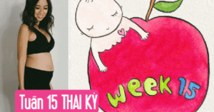 Tuần thai thứ 15: Bé mọc lông mi và chuyển động nghịch ngợm trong bụng mẹ