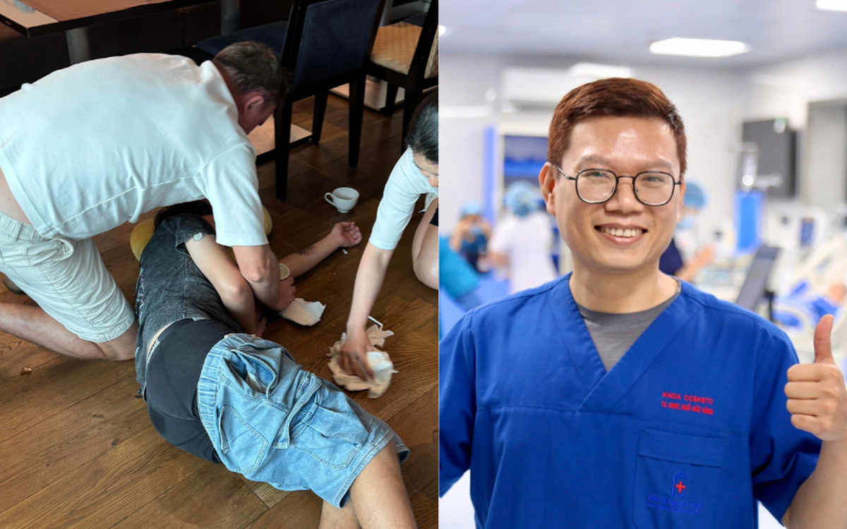 Bác sĩ Việt cứu người nước ngòai bị co giật giữa quán ăn: Hành động kịp thời