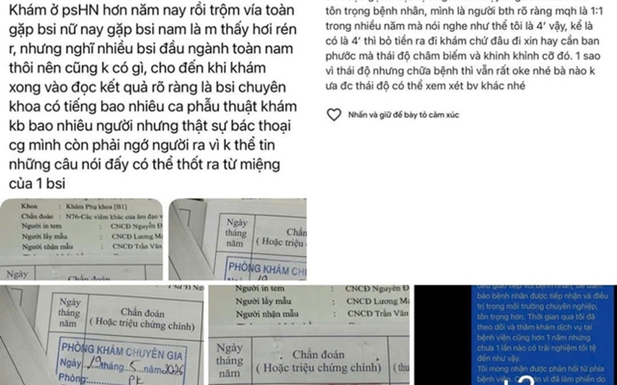 BV Phụ sản Hà Nội phản hồi vụ bác sĩ tố thiếu tôn trọng bệnh nhân nữ