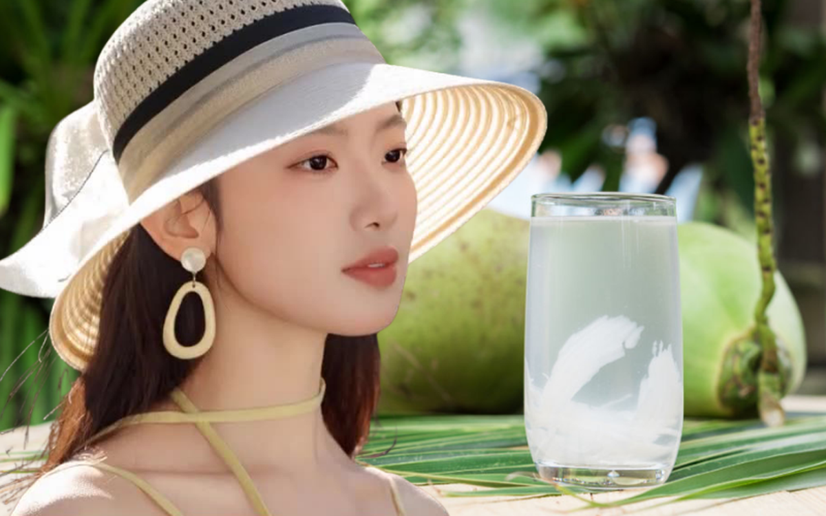 Nước dừa tươi - kem chống nắng tự nhiên cho làn da khỏe đẹp Mùa hè 2026