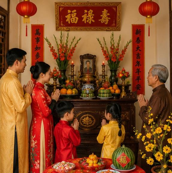 Bài cúng gia tiên vào các dịp lễ đặc biệt