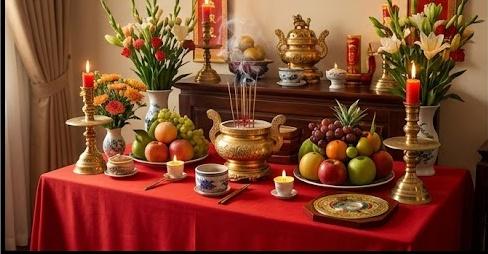 Bàn thờ động thổ hợp Phong Thủy