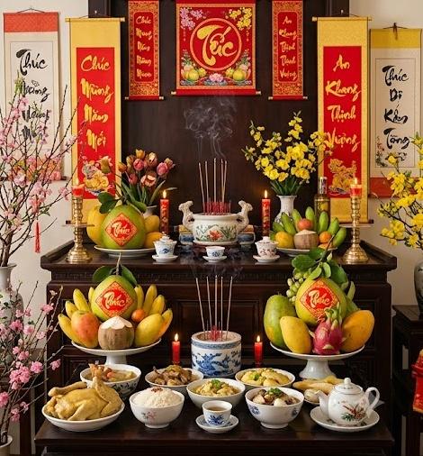 Bàn thờ xông đất chuẩn phong thủy