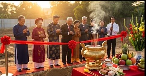 Nghi lễ động thổ truyền thống