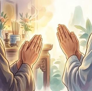 Những lưu ý quan trọng khi thực hiện văn khấn, bao gồm sự tôn trọng, tập trung và tâm thành.