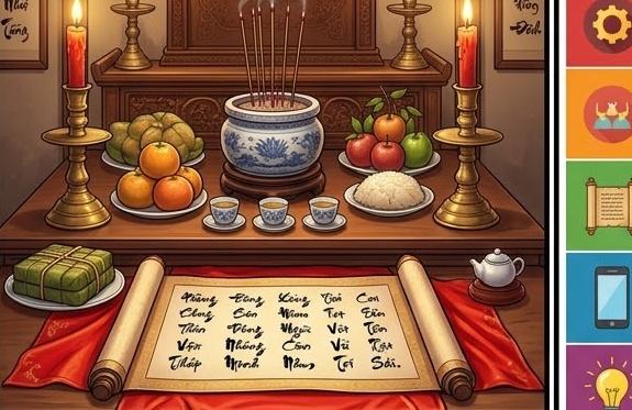 Cách bày biện lễ hội La Hầu truyền thống