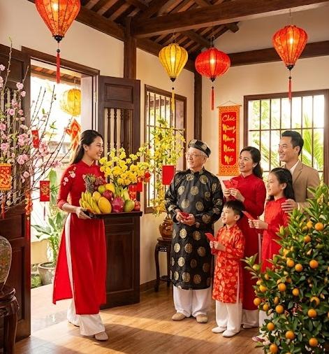Xông đất đầu năm – người mang lại may mắn